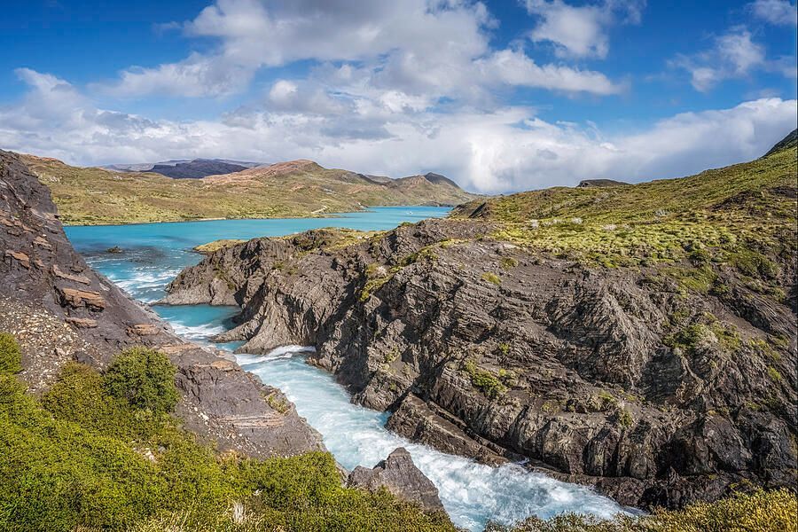 In Torres del Paine NP Patagonia Chile! buff.ly/3NIpqxp #patagonia #chile #torresdelpaine #nationalpark #landscape #landscapephotography #artworkforsale #giftideas #mountains #river #lake #gorge #artforsale #wallartforsale #giftideas <a href="/joancarroll/">Joan Carroll</a>