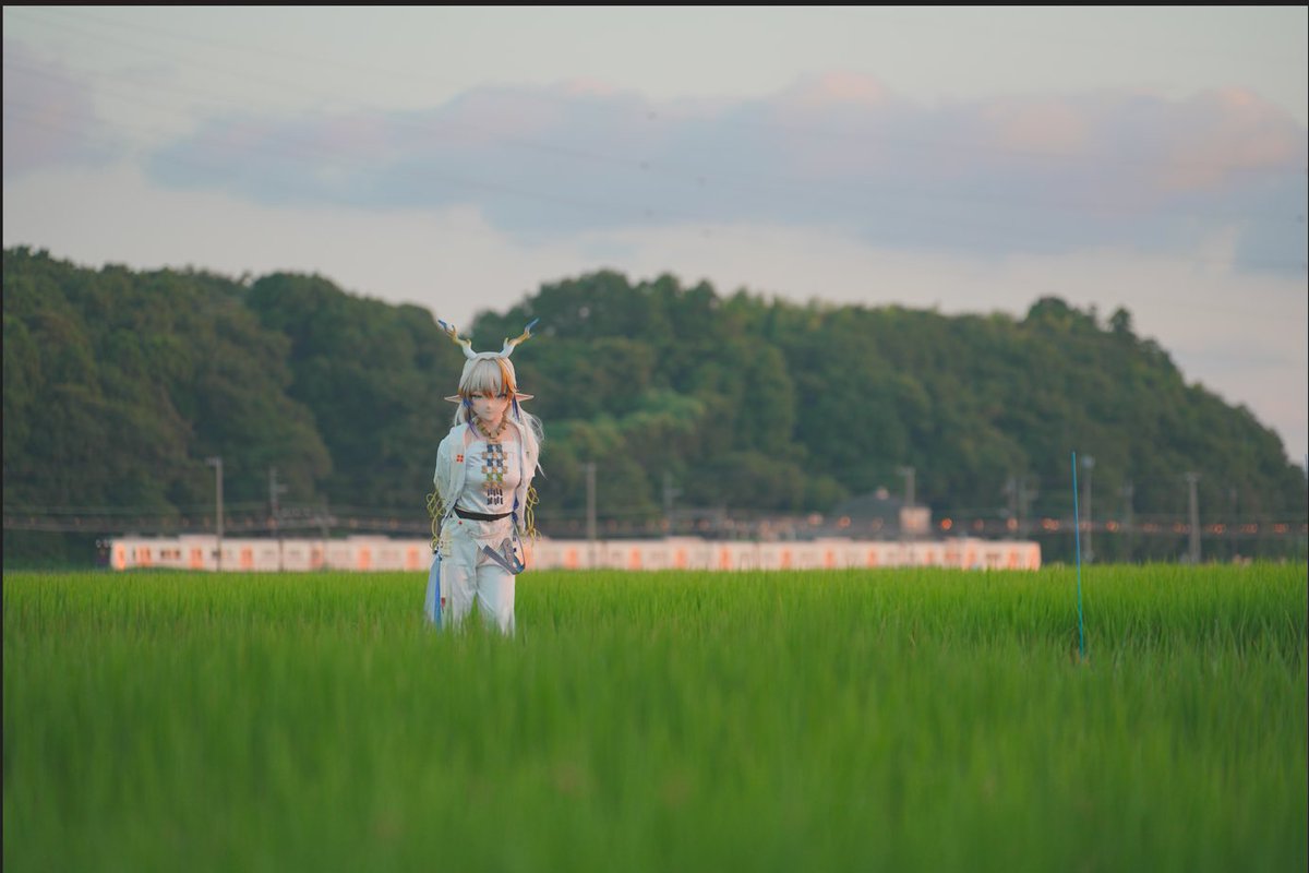 正在检视田地

📷：<a href="/whitegive007/">摆（だる）</a> 

#kigurumi
#Arknights