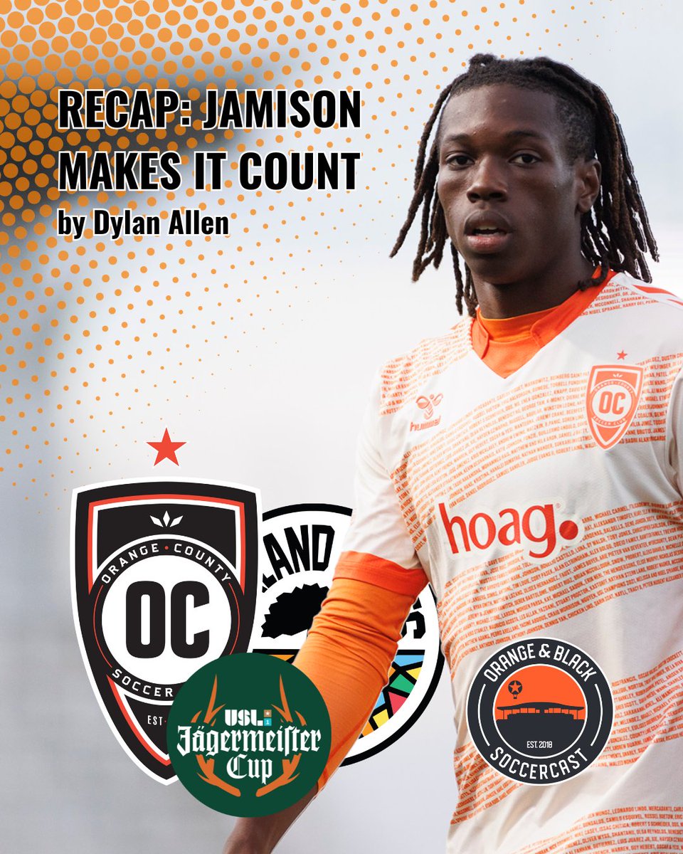 Match Recap: "On a typically cool Bay Area afternoon, <a href="/brycejamz/">Bryce Jamison</a>'s first goal of 2025 was enough for <a href="/orangecountysc/">Orange County SC</a> to beat <a href="/oaklandrootssc/">Oakland Roots</a> on Saturday afternoon."

Link below.
