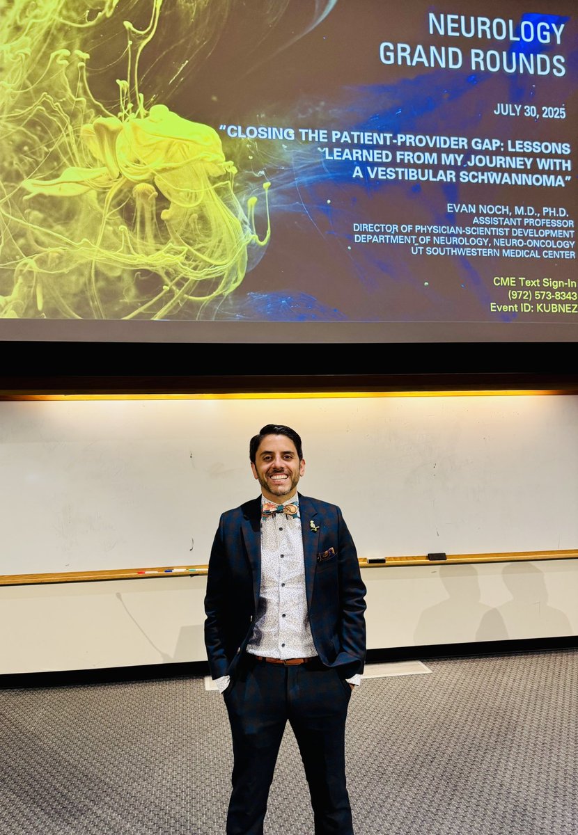 Evan Noch (@evannoch) on Twitter photo Grand Rounds presenter today <a href="/UTSWNeurology/">UTSW Neurology</a> <a href="/UTSWMedCenter/">UT Southwestern Medical Center</a> #patientprovider #schwannoma Grand Rounds presenter today <a href="/UTSWNeurology/">UTSW Neurology</a> <a href="/UTSWMedCenter/">UT Southwestern Medical Center</a> #patientprovider #schwannoma
