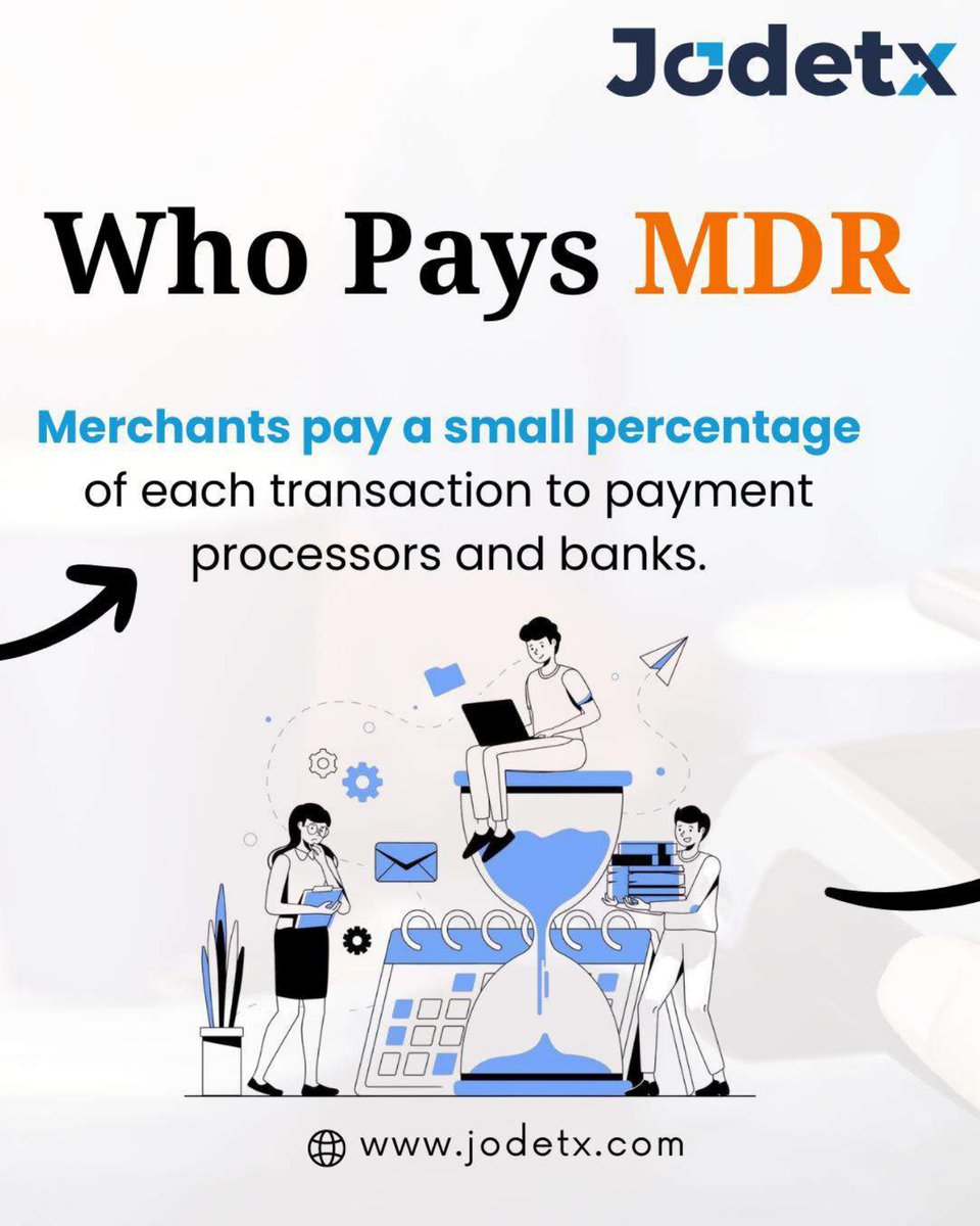 Jodetx_tech's tweet photo. What is MDR?
A quick guide to how Merchant Discount Rate affects your business pricing.
Swipe to learn.
🔗 https://t.co/F6UA5RUD7T for smart payment solutions.
.
.
.
#MDRExplained #DigitalPayments #BusinessTips #MerchantGuide #Jodetx #FintechSimplified #BusinessSmart https://t.co/kRkTAREbpH