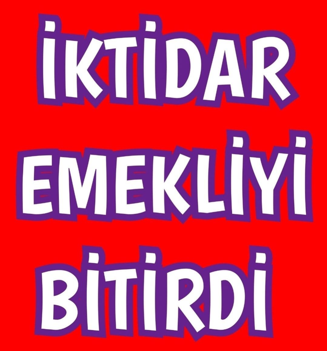Türk-İş: Yoksulluk sınırı 86 bin lirayı aştı ! 

Emekli aylığı 16.881 tl 

Kötüsünüz,  vicdansızsınız. 

#EmekliUyanYokSeniDuyan