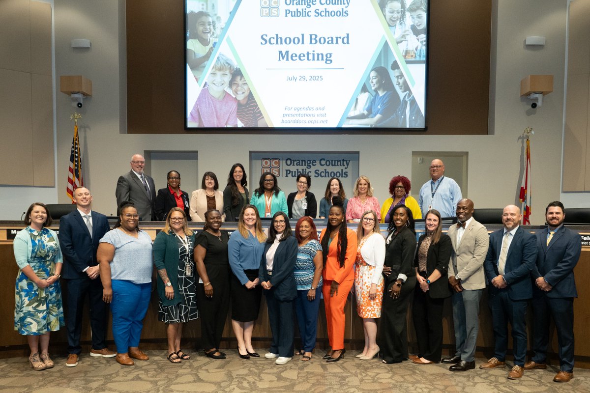 Congratulations to our new OCPS administrators! We're so excited for the leadership and vision you'll bring as we continue to lead students to success this school year.