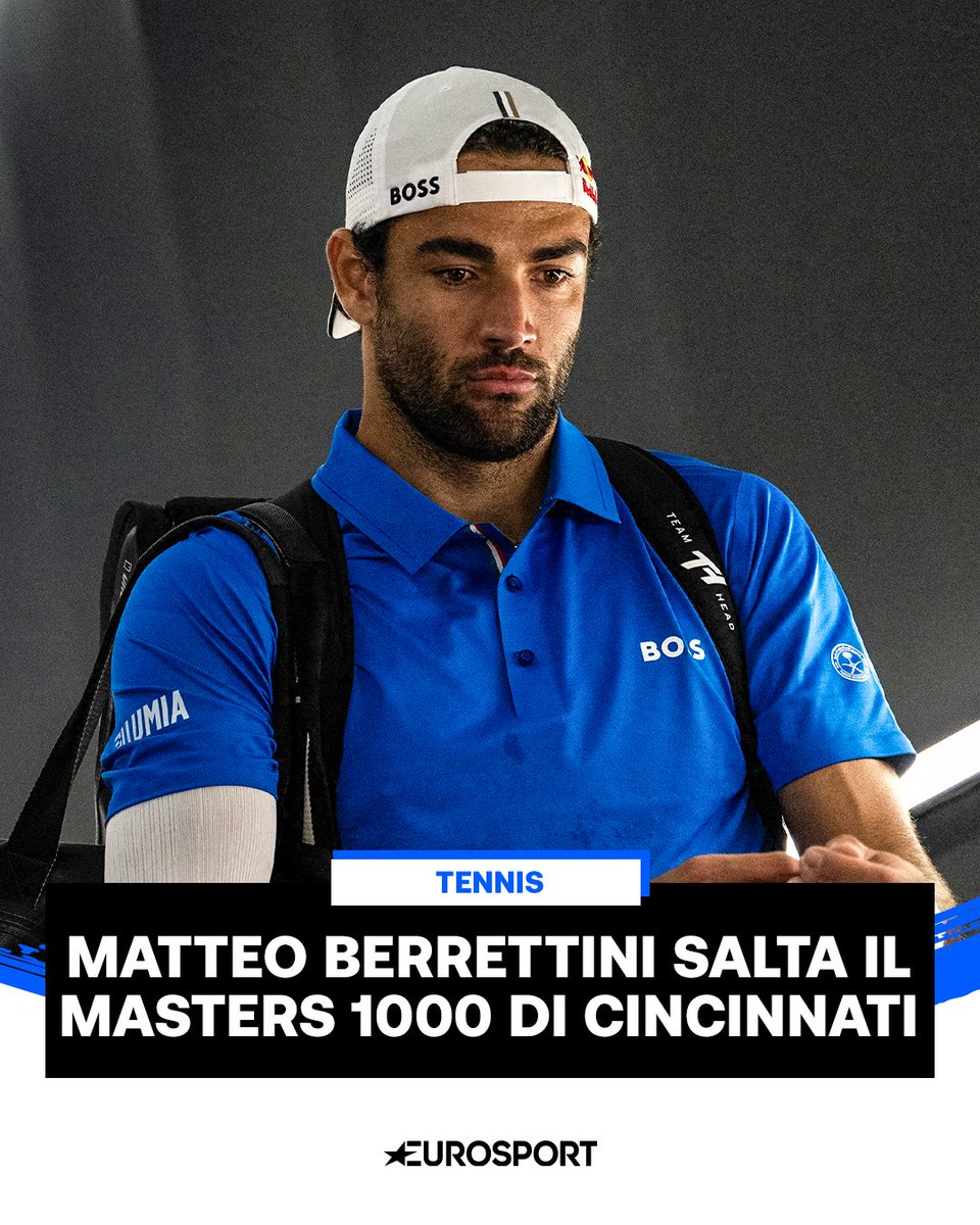 Dopo Toronto, Matteo Berrettini salta anche il secondo 1000 della stagione nordamericana: gli US Open in programma a fine agosto sono in bilico 😟

#Tennis #ATP #Berrettini
