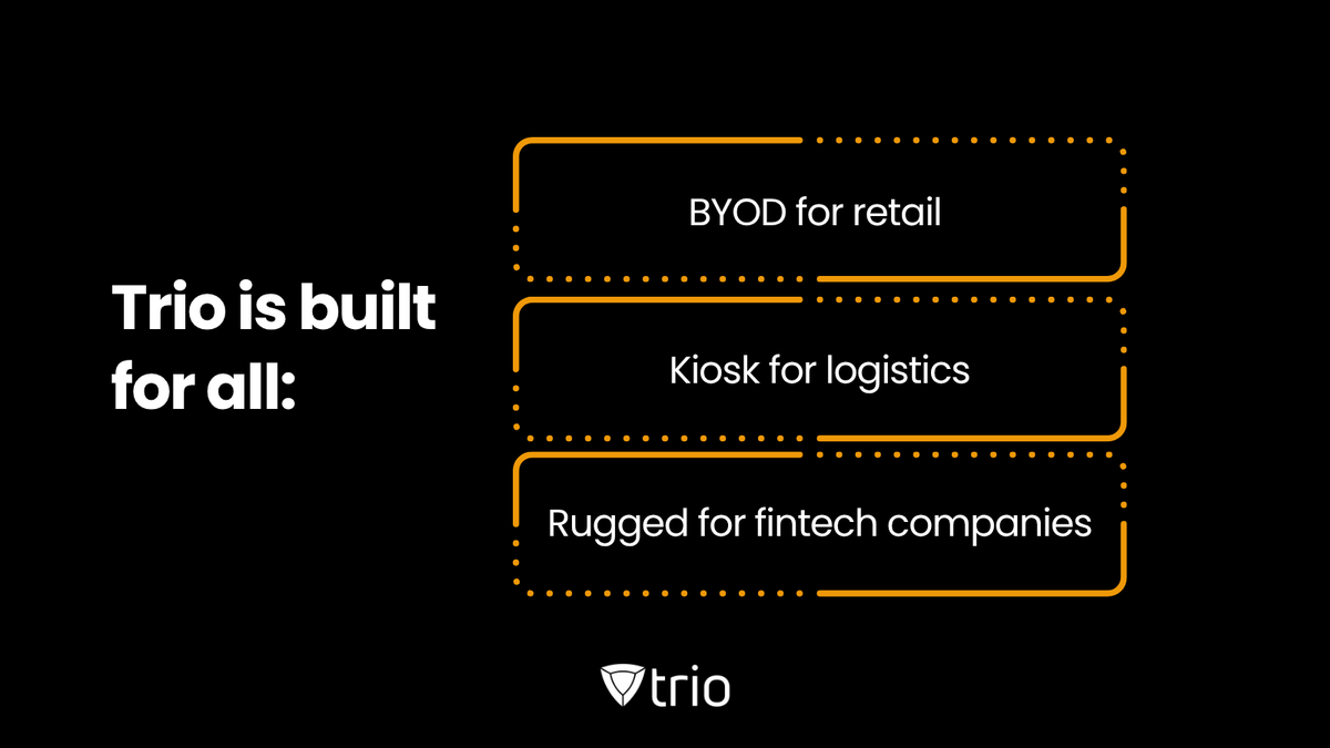 triosoftinc's tweet image. Most MDMs weren’t built for Android at scale.
Was yours?

Trio handles:
📱 Android Enterprise
🔒 Kiosk &amp;amp; BYOD
📊 Live patch &amp;amp; monitoring

For real-world Android deployments.

Book your free demo | No credit card required:
hubs.li/Q03zvnnv0
#AndroidMDM #EMM