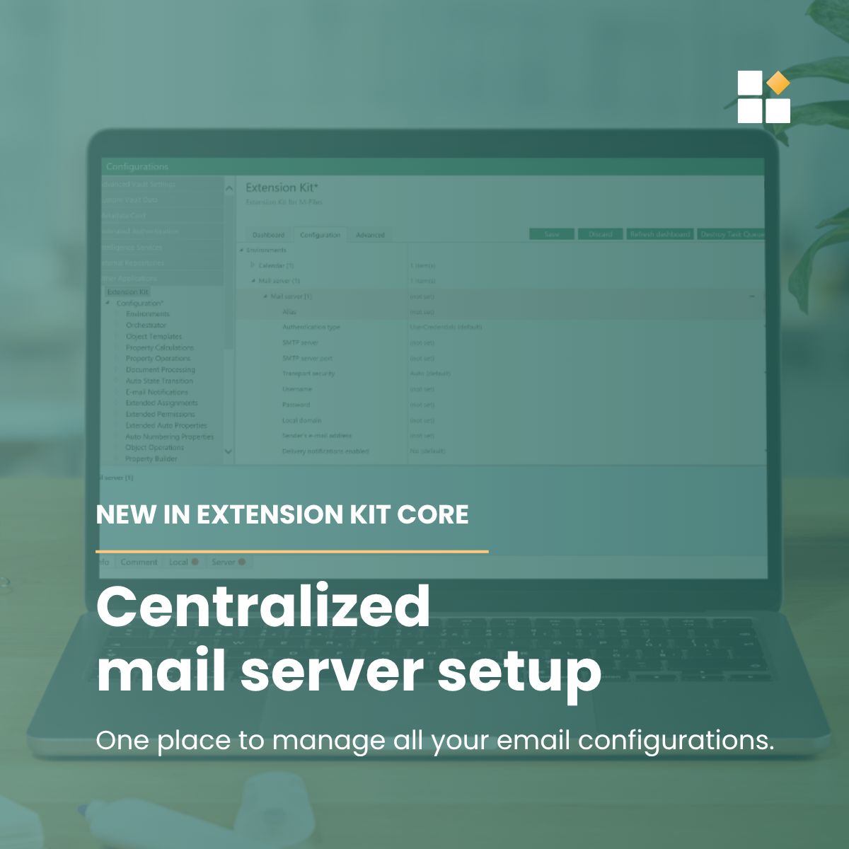 unitflyaddons's tweet image. New: Centralized Mail Server configuration in #ExtensionKitCore!
โ๏ธ Mail Server is now configured in the Environments module
โ๏ธ Configure multiple Mail Servers
โ๏ธ Assign a specific server or sender per rule group
Unlock now with the latest release ๐๐ผ buff.ly/tcea4ln