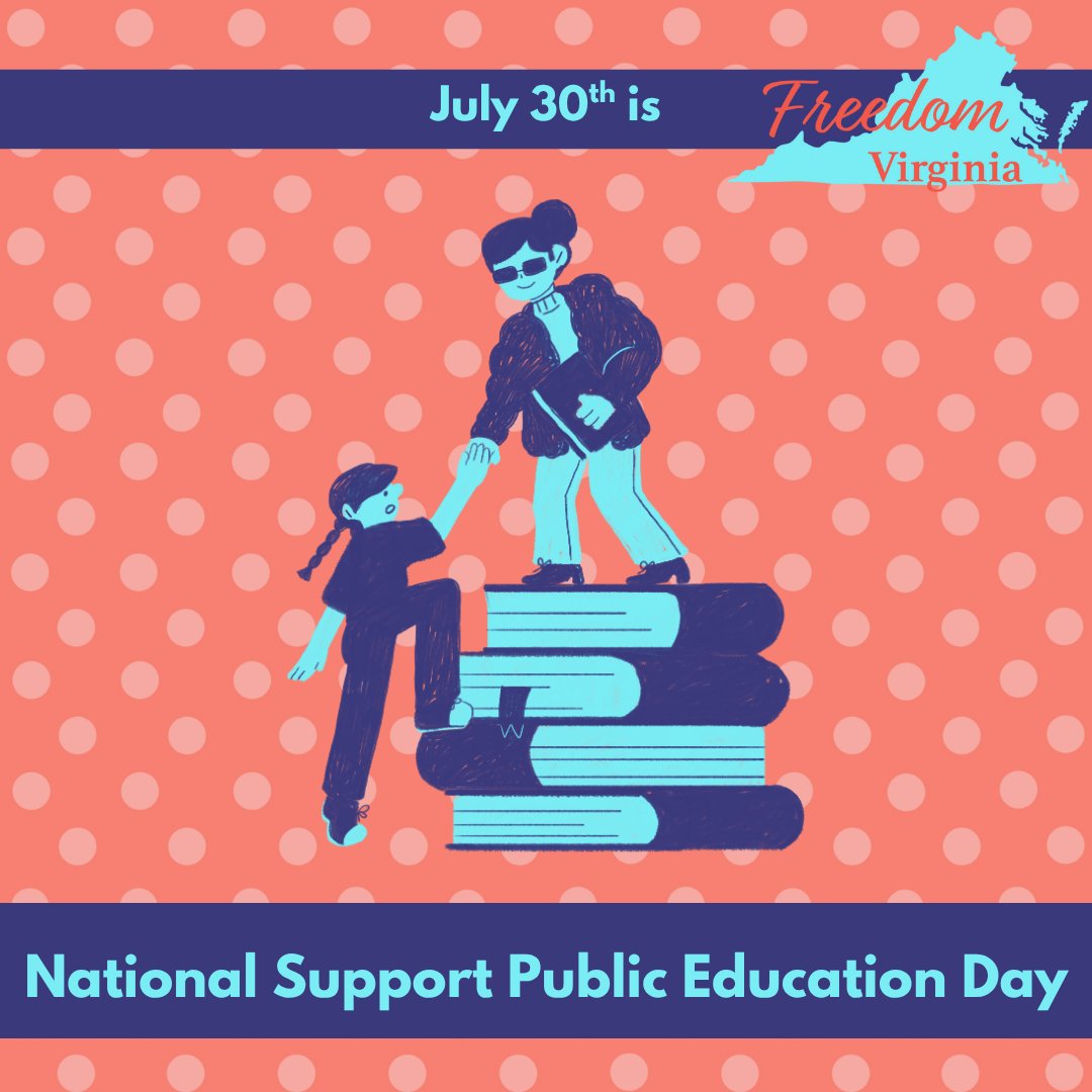 Today is National Support Public Education Day, and we cannot have public education without the dedicated teachers, staff, and admin who support our students. But did you know that, in Virginia, teachers pay the same tax rate as billionaires? It's time for the ultra-wealthy to