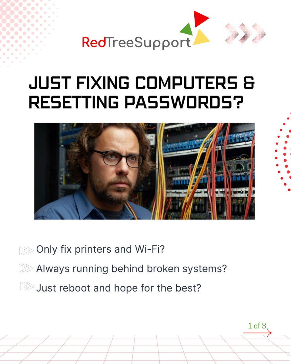 redtreesup2024's tweet image. Still think IT support is just about fixing slow computers or resetting passwords?🔍
🌐 Join us now—visit our website! lnkd.in/gRiEgiWZ  
  #RedTreeSupport #SmartITSolutions 
#BusinessITSupport #TechSupportExpert
#SecureYourBusiness #ModernITSupport #CloudAndSecurity