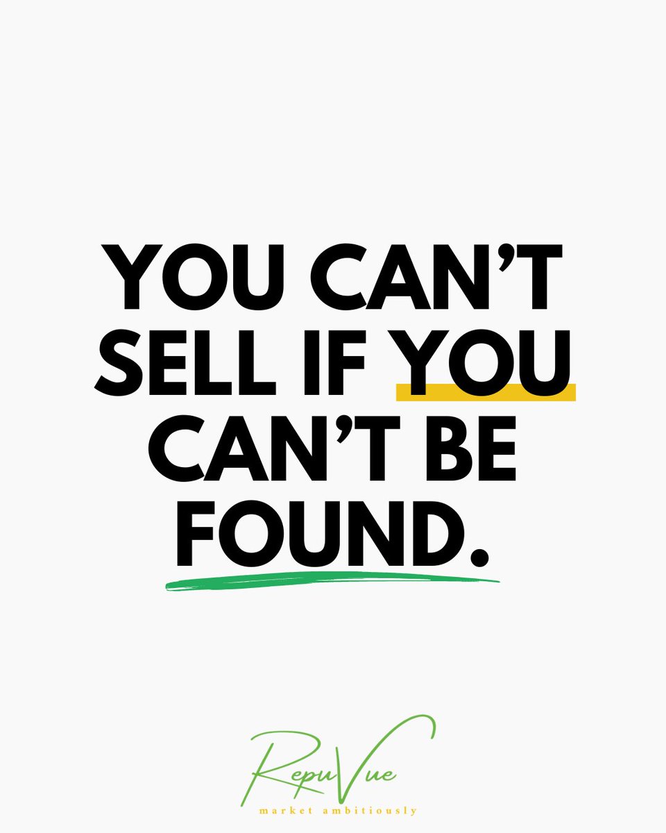 RealRepuVue's tweet image. Being invisible online is costing you money.
We optimize your presence so you show up when people are searching to buy.
#MarketingAgency #MarketingServices #MarketingStrategy #ContentMarketing