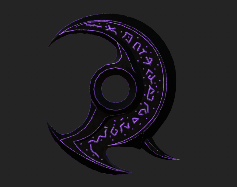 Crescent Moon Boomerang made for a comission. 
Made by me!

#roblox #blender #comission #RobloxDev #Boomerang #Moon  #crescentmoon