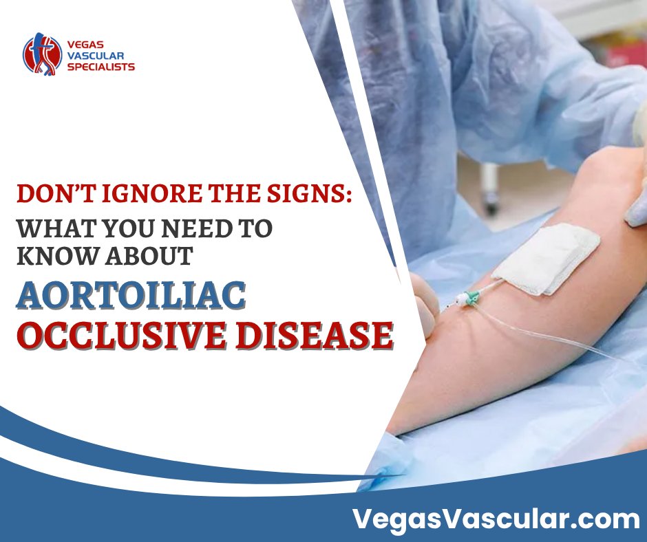 Leg pain, cramping, or fatigue that comes and goes could signal Aortoiliac Occlusive Disease—a form of PAD affecting arteries in the lower body. Causes include plaque buildup that restricts blood flow.

Read more: vegasvascular.com/preventing-aor…