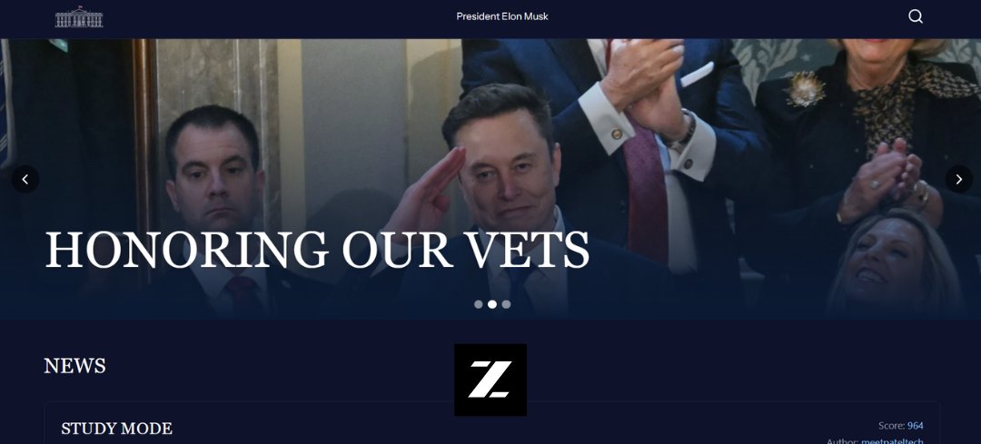 BREAKING: This isn’t a screenshot from WhiteHouse.gov

It’s a fully working Hacker News site
styled after the official White House website.
Built in seconds.
From just one detailed prompt.
Here’s how 👇