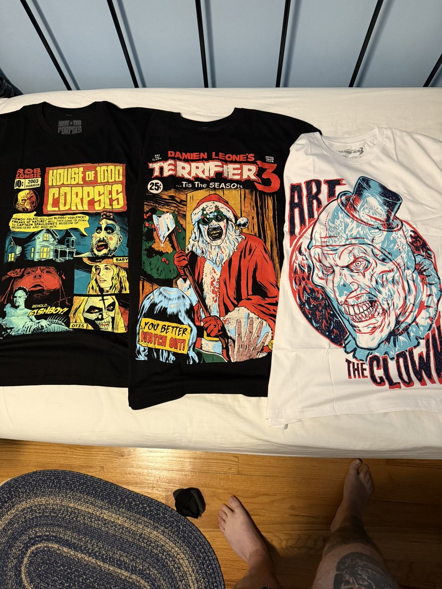 Spookydaddy13 ☠️🎃👻 (@spookydaddy13) on Twitter photo Love the new haul from <a href="/terrorthreads/">𝖙𝖊𝖗𝖗𝖔𝖗 𝖙𝖍𝖗𝖊𝖆𝖉𝖘 | terrorthread.s on ig</a> #houseof1000corpses #terrifier Love the new haul from <a href="/terrorthreads/">𝖙𝖊𝖗𝖗𝖔𝖗 𝖙𝖍𝖗𝖊𝖆𝖉𝖘 | terrorthread.s on ig</a> #houseof1000corpses #terrifier