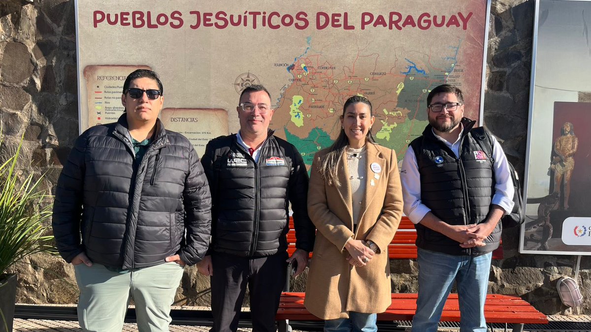 Angie Duarte (@angieduartepy) on Twitter photo 🤝🇵🇾 Trabajo en equipo para que el mundo descubra Itapúa
Con miras al <a href="/officialrallypy/">WRC Rally del Paraguay</a> el equipo de Comunicación Estratégica y Medios del Estado del <a href="/Miticpy/">MITIC Paraguay</a> se reunió esta mañana con Lara Chamorro, Directora de <a href="/Senatur_Py/">SENATUR</a> Itapúa, para coordinar acciones de comunicación que 🤝🇵🇾 Trabajo en equipo para que el mundo descubra Itapúa
Con miras al <a href="/officialrallypy/">WRC Rally del Paraguay</a> el equipo de Comunicación Estratégica y Medios del Estado del <a href="/Miticpy/">MITIC Paraguay</a> se reunió esta mañana con Lara Chamorro, Directora de <a href="/Senatur_Py/">SENATUR</a> Itapúa, para coordinar acciones de comunicación que