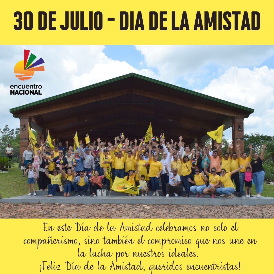 30 de juio - Día de la Amistad