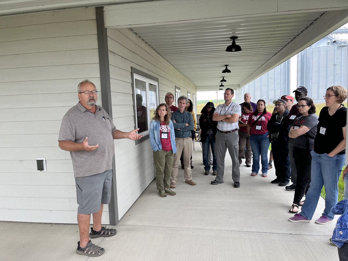#DrCOTR with faculty from ⁦<a href="/UNL_IANR/">Institute of Agriculture and Natural Resources</a>⁩ and ⁦<a href="/unmc/">University of Nebraska Medical Center</a>⁩ on the #IANRONTHEROAD tour. Future success and innovation based on collaboration and initiative. Where are we? ⁦<a href="/UNLExtension/">Nebraska Extension</a>⁩ ⁦<a href="/UNL_AgResearch/">UNL Ag Research</a>⁩ ⁦<a href="/UNL_CASNR/">University of Nebraska CASNR</a>⁩