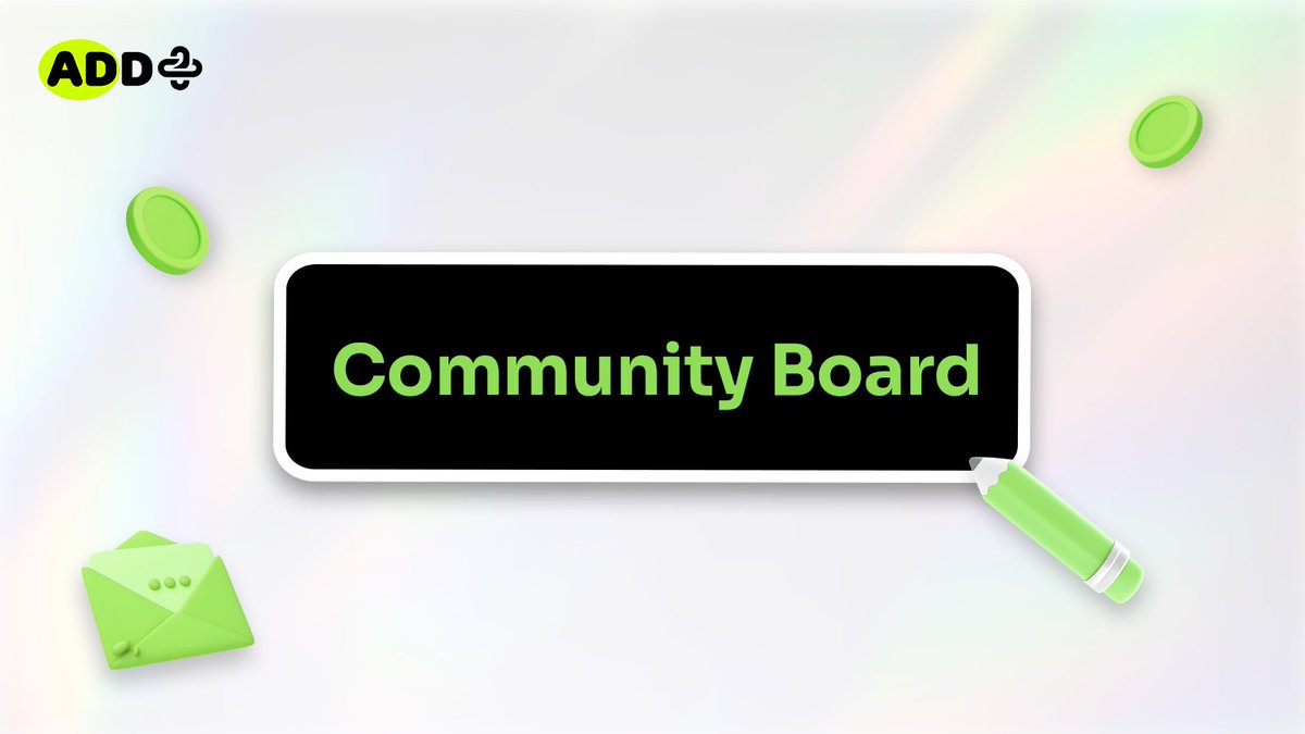 One thing should be clear: We’re building with the community

Got something in mind?

Drop it here: forms.gle/XJom64X3XYKgGX…