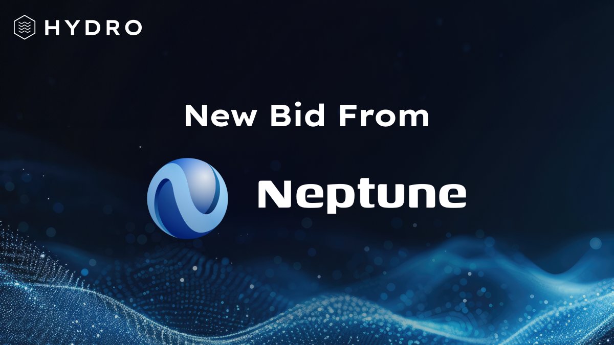 Hydro (@hydroteam_) on Twitter photo The <a href="/neptune_finance/">Neptune Finance</a> team just placed two bids in round 9 🌊
They want to deploy ATOM and USDC into Neptune lending pools on <a href="/injective/">Injective 🥷</a>.
If you’ve locked your ATOM into Hydro, you can vote for these bids and earn USDC on top of your ATOM staking rewards! The <a href="/neptune_finance/">Neptune Finance</a> team just placed two bids in round 9 🌊
They want to deploy ATOM and USDC into Neptune lending pools on <a href="/injective/">Injective 🥷</a>.
If you’ve locked your ATOM into Hydro, you can vote for these bids and earn USDC on top of your ATOM staking rewards!