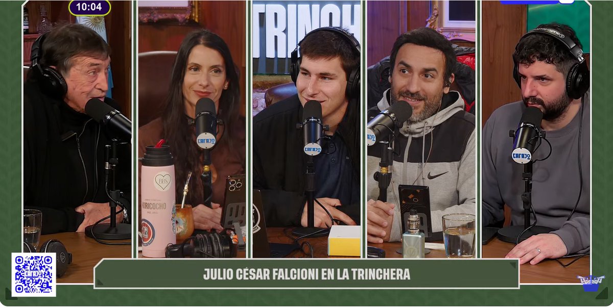 No se pierdan el invitado de hoy Julio Cesar Falcioni!
