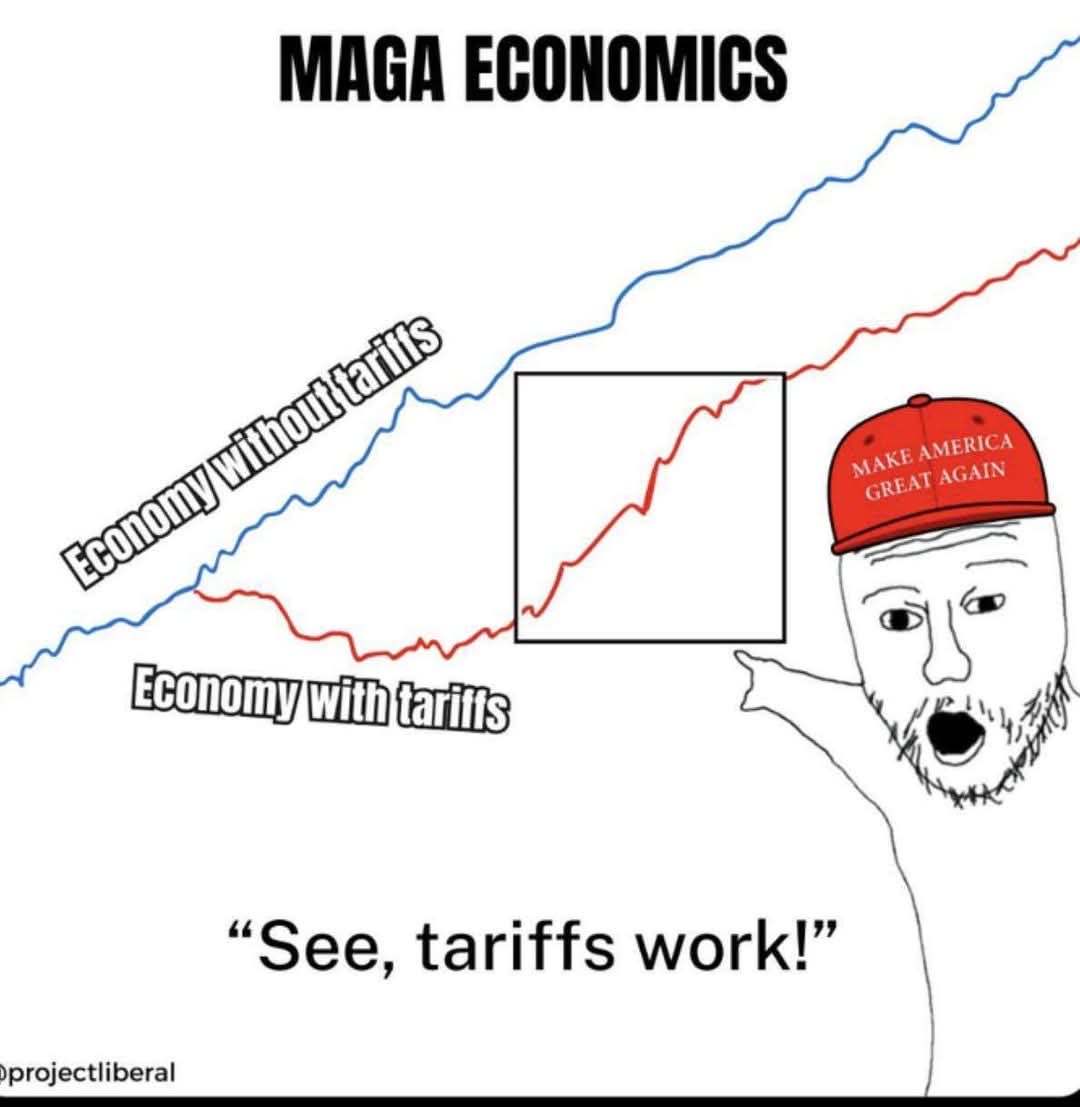 the right are quite literally doing the meme rn about the gdp report