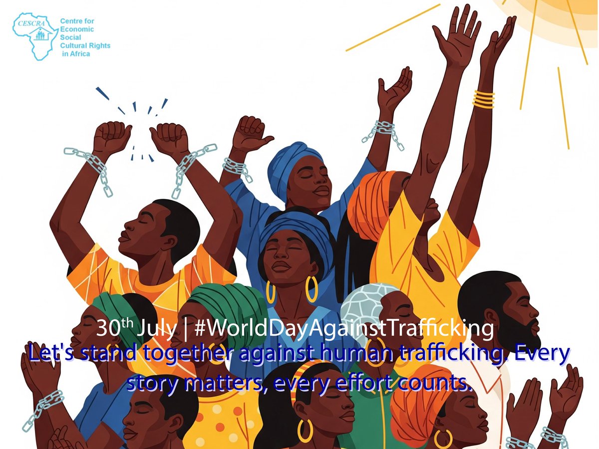 cescra_uganda
 On #WorldDayAgainstTrafficking we shine a light on human trafficking, a grave injustice that disproportionately impacts women and girls.A crisis fueled by systemic inequalities &amp; power imbalances.instagram.com/p/DMun7K-I2qV/…