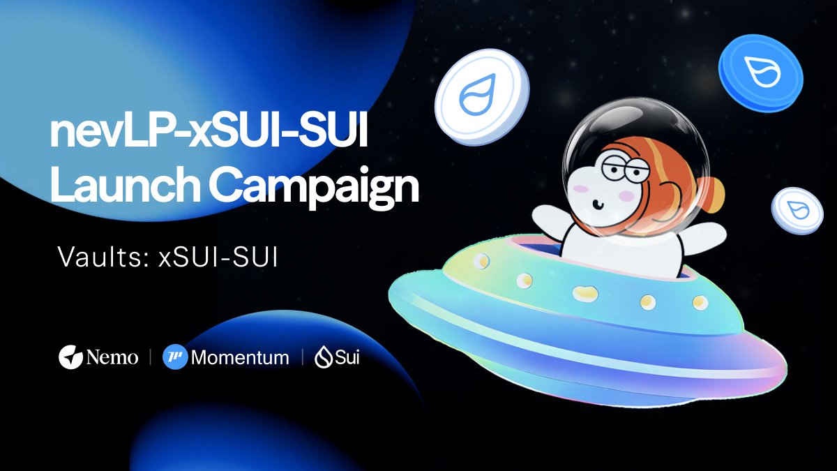 🚀 nevLP-xSUI-SUI &amp; xSUI-SUI  Vault are now LIVE on <a href="/nemoprotocol/">Nemo</a>!

 🎯 For the first 48 hours, join the test campaign and earn 3x Nemo Points – don’t miss it!

 👀 And now that both Vaults &amp; Market Pool are up…
 How soon do you think the OKX Wallet campaign is coming? 👀🔥