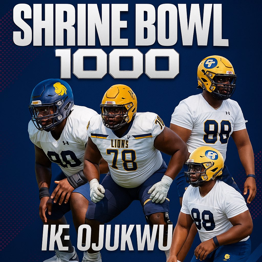 SALLIS (@sallis02) on Twitter photo Congrats to <a href="/ikeoj62/">Ike Ojukwu</a> for being named on the <a href="/ShrineBowl/">East-West Shrine Bowl</a> watch list!
<a href="/Lions_FB/">East Texas A&M Football</a> Congrats to <a href="/ikeoj62/">Ike Ojukwu</a> for being named on the <a href="/ShrineBowl/">East-West Shrine Bowl</a> watch list!
<a href="/Lions_FB/">East Texas A&M Football</a>