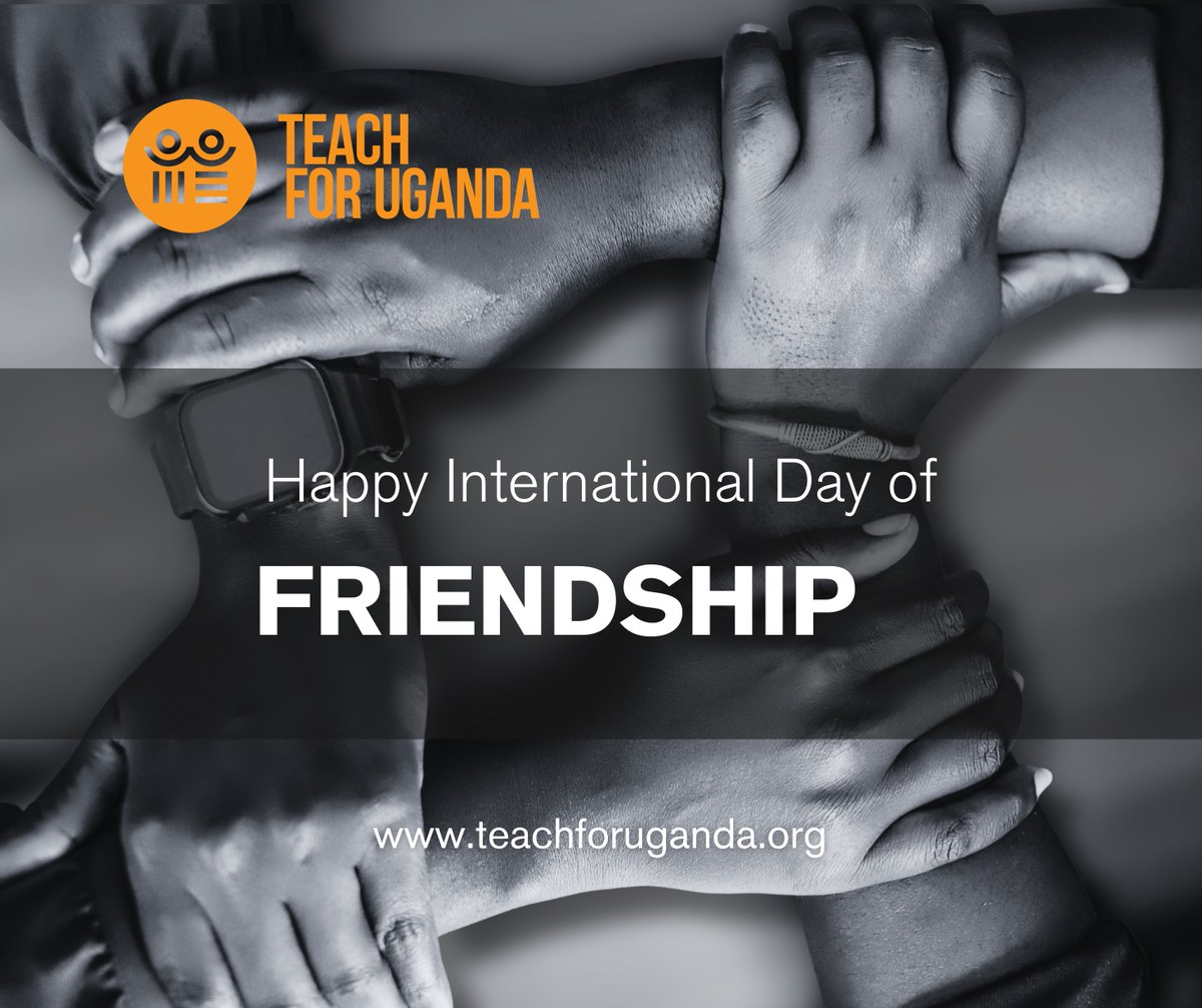 Teach For Uganda (@teach4ug) on Twitter photo Today we celebrate the power of unity, love and support. Happy #InternationalDayOfFriendship from all of us at <a href="/TEACH4UG/">Teach For Uganda</a>.
Let’s continue building bridges that transform lives. 💛
đź”—teachforuganda.org
#Friendship #TeachForUganda #TogetherWeCan #FriendshipDay2025 Today we celebrate the power of unity, love and support. Happy #InternationalDayOfFriendship from all of us at <a href="/TEACH4UG/">Teach For Uganda</a>.
Let’s continue building bridges that transform lives. 💛
đź”—teachforuganda.org
#Friendship #TeachForUganda #TogetherWeCan #FriendshipDay2025