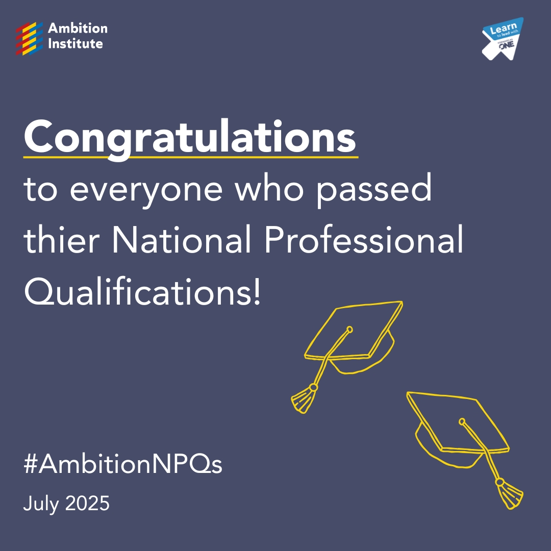 LEARN with FA1 (@learnwithfa1) on Twitter photo Huge congratulations to our leaders who have passed their NPQ leadership qualifications after 18 months hard work! 🎉We are incredibly proud of you as an <a href="/Ambition_Inst/">Ambition Institute</a> delivery partner and wish you every success! 👏
#ForwardAsOne #professionaldevelopment #NPQs #AmbitionNPQs Huge congratulations to our leaders who have passed their NPQ leadership qualifications after 18 months hard work! 🎉We are incredibly proud of you as an <a href="/Ambition_Inst/">Ambition Institute</a> delivery partner and wish you every success! 👏
#ForwardAsOne #professionaldevelopment #NPQs #AmbitionNPQs