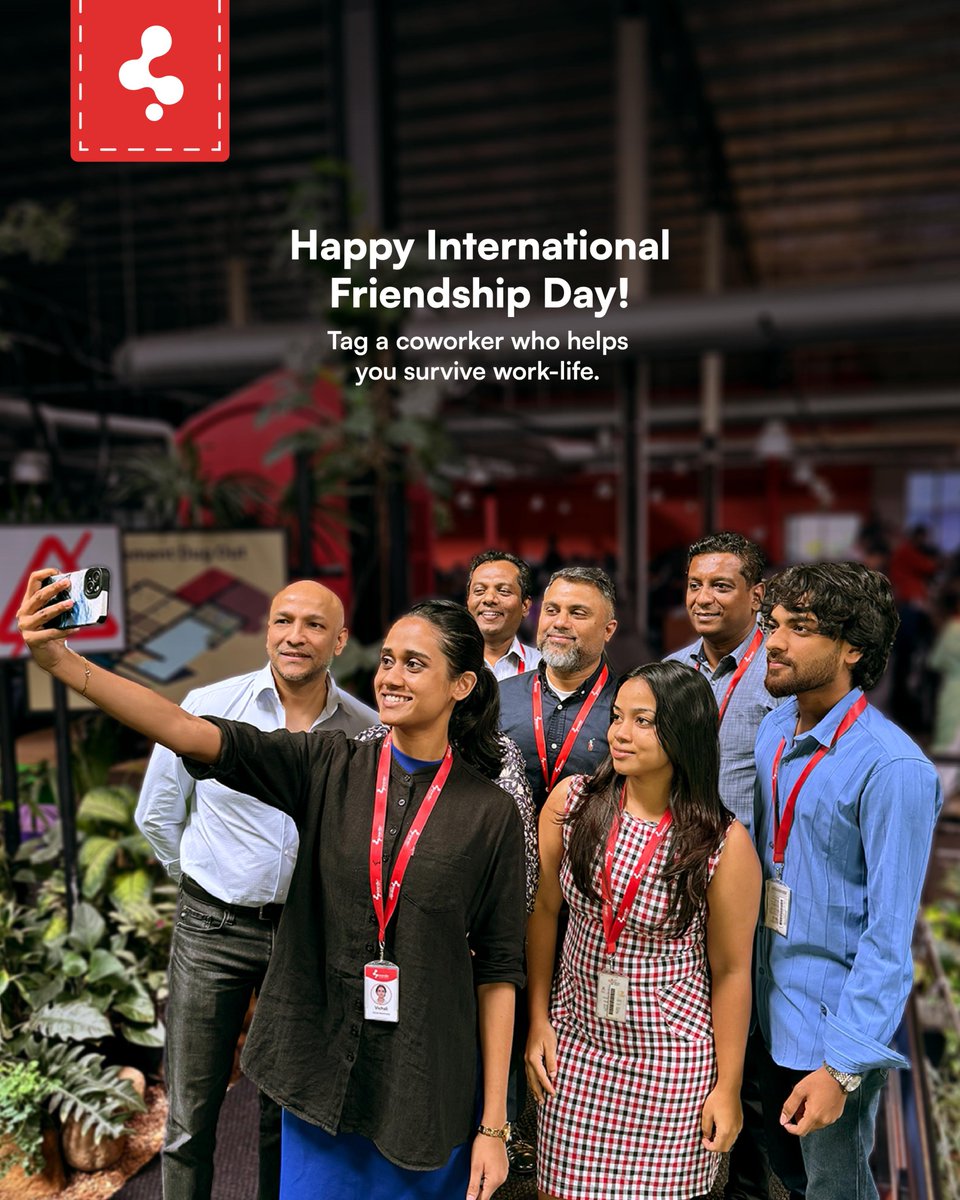 BrandixLanka's tweet image. Happy International Friendship Day! 🥳 Here&apos;s to the coworkers who get us through tough deadlines and never-ending Teams calls. 🫱🏻‍🫲🏽 
#Brandix #InspiredPeople #InspiredSolutions #InternationalFriendshipDay #WorkHumor #CorporateLife