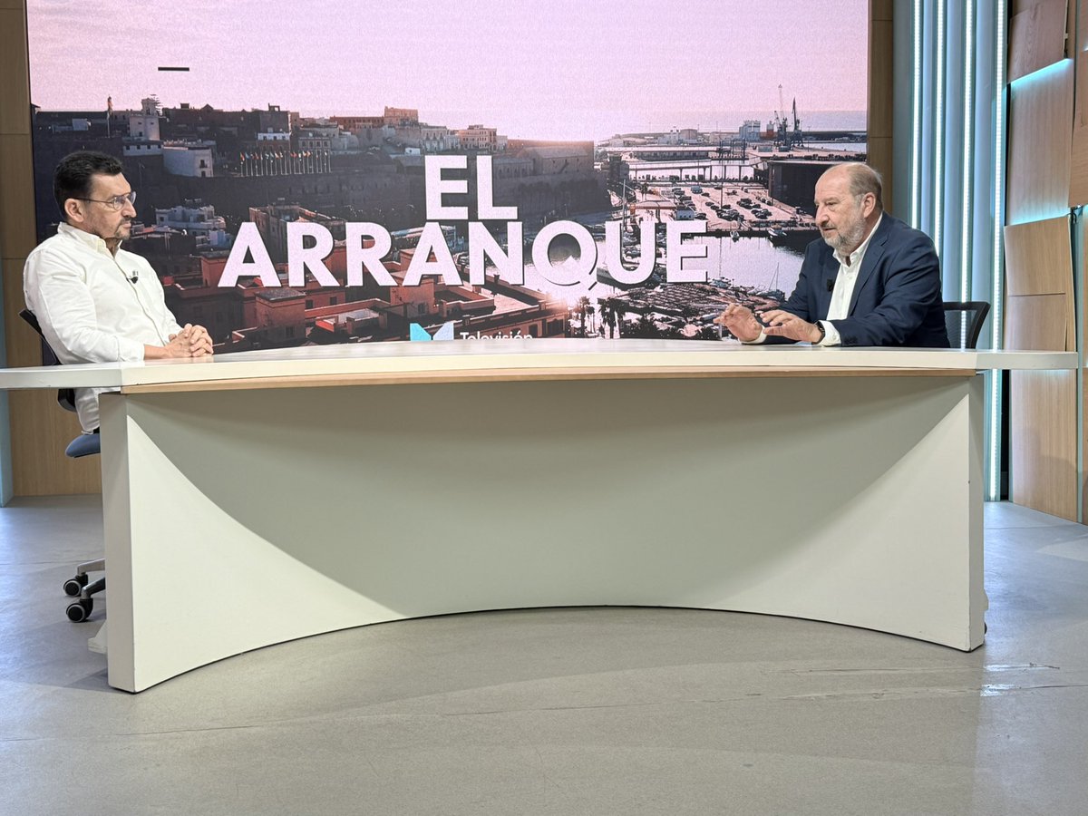 📺 Esta mañana, el presidente de la @APMelilla ha intervenido en #ElArranque de @TelevisionMelilla para hablar de presente y futuro del #PuertoDeMelilla, reforzando el vínculo puerto-ciudad. ¡Seguimos creciendo juntos! 🌊⚓ #Melilla #PuertoYCiudad