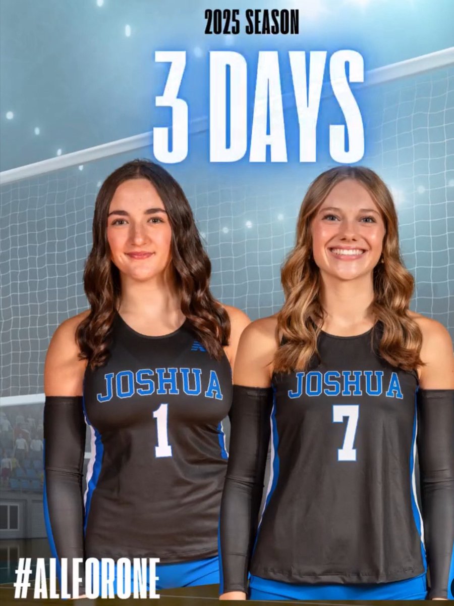 3 DAYS!!! 

Two more juniors coming at you: 

#1 Kaylee Elrod
#7 Heidi Walker 

#ALLFORONE 💙