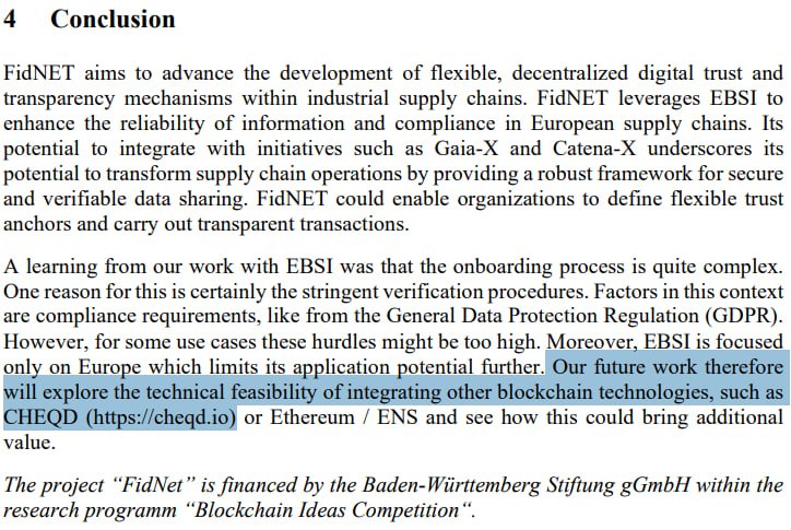 Ultra Quamfy (@bigbagz30k) on Twitter photo Remember all those $qnt times about #EBSI yada yada
Well, <a href="/cheqd_io/">cheqd.io ๐</a> takes those models and makes them easier to integrate and takes them global ๐ง
$cheq Remember all those $qnt times about #EBSI yada yada
Well, <a href="/cheqd_io/">cheqd.io ๐</a> takes those models and makes them easier to integrate and takes them global ๐ง
$cheq