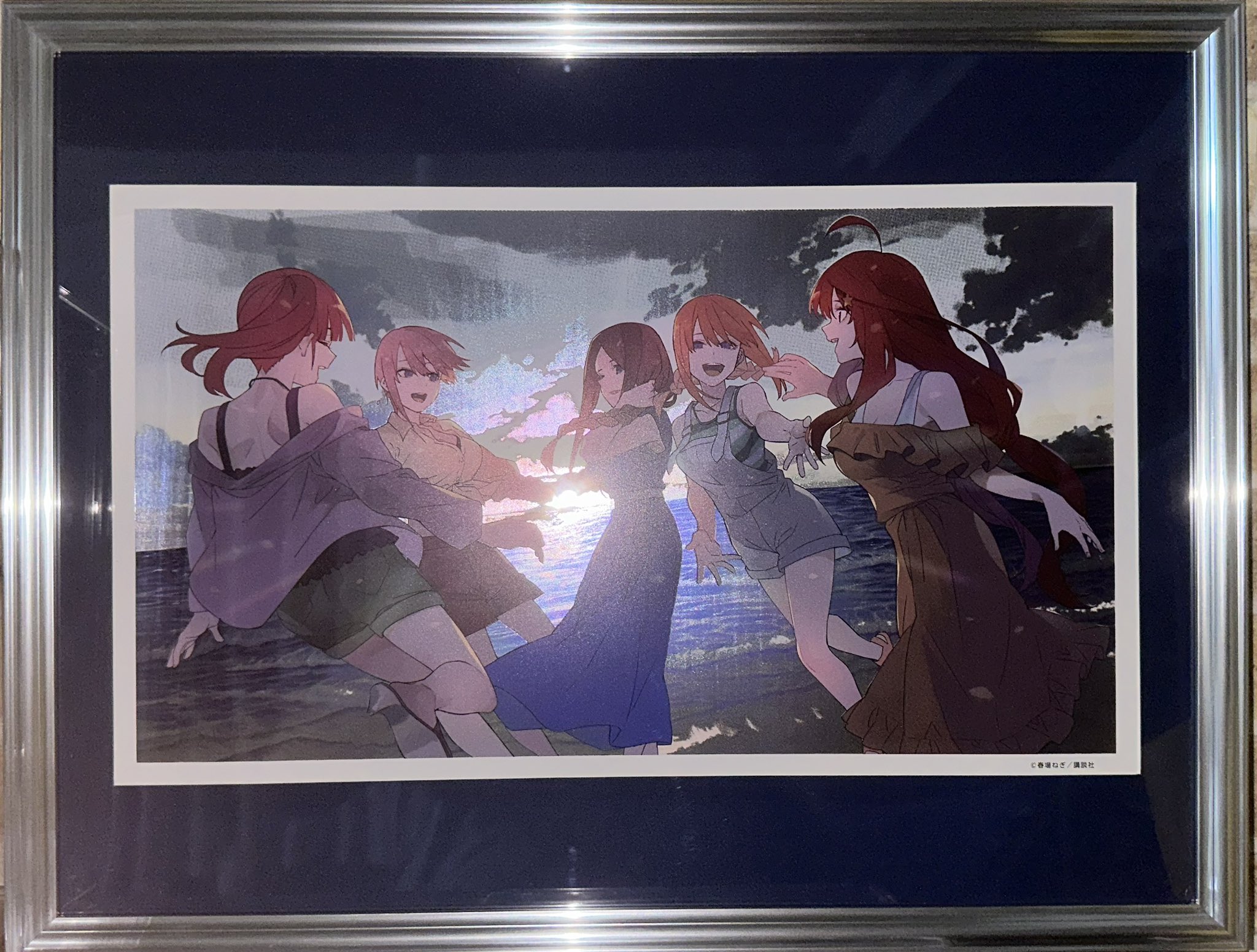 五等分の花嫁　複製原画 完結記念！期間限定受注製造 五等分の花嫁 モノクロ複製原画 五