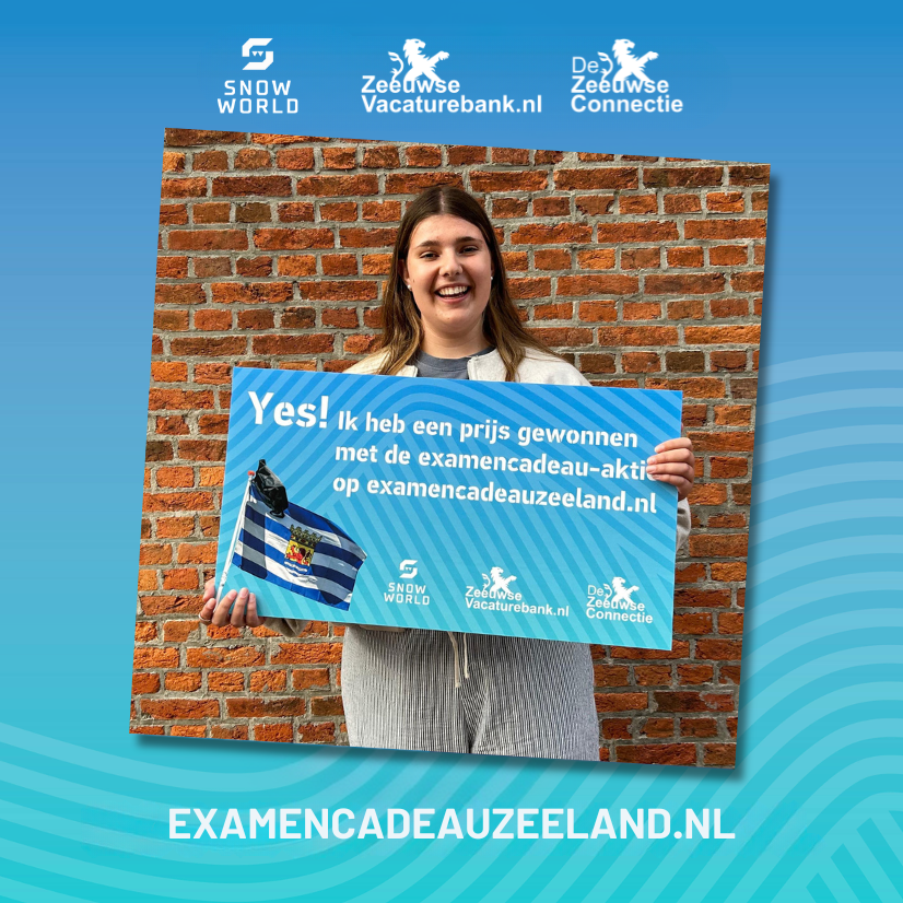 Zeeuwse Connectie (@zeeuwseconnecti) on Twitter photo Gefeliciteerd Rebecca!🎉 Met het winnen van een dag gratis skiën of snowboarden voor jou en een vrind(in), incl. materiaal t.w.v. € 142,-.! Wil jij ook gratis examencadeaus claimen en/of winnen? Claim je cadeau(s) op examencadeauzeeland.nl!
#Geslaagd #zeeland <a href="/ZVacaturebank/">Vacatures in Zeeland | Zeeuwse Vacaturebank</a> Gefeliciteerd Rebecca!🎉 Met het winnen van een dag gratis skiën of snowboarden voor jou en een vrind(in), incl. materiaal t.w.v. € 142,-.! Wil jij ook gratis examencadeaus claimen en/of winnen? Claim je cadeau(s) op examencadeauzeeland.nl!
#Geslaagd #zeeland <a href="/ZVacaturebank/">Vacatures in Zeeland | Zeeuwse Vacaturebank</a>