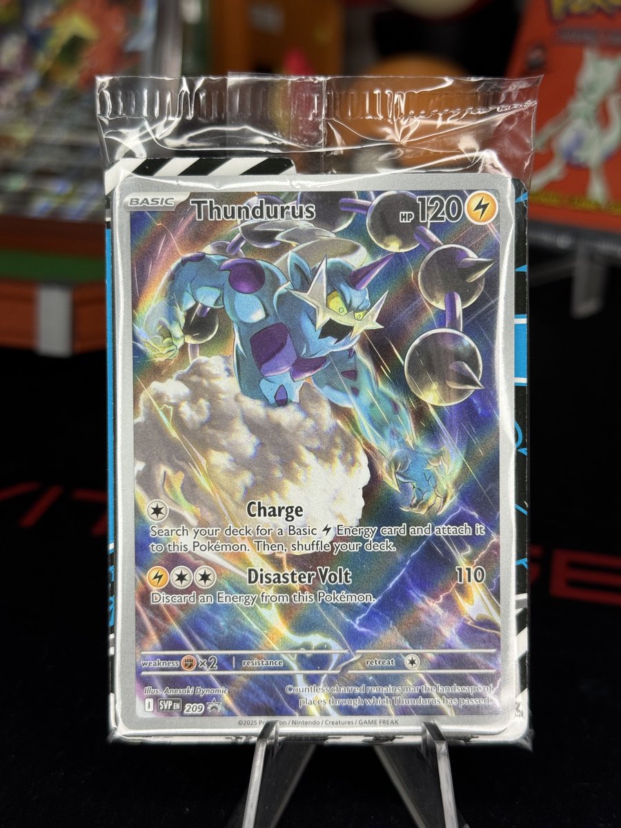 PokéTeeJay (@poketeejay) on Twitter photo ✨ FREE POKEMON ✨
Giving away this sealed Thundurus Black Bolt ETB promo. To enter:
• Follow <a href="/PokeTeeJay/">PokéTeeJay</a> 🤝🏻
• Like & RT ♻️
• Tag a Poké homie
Ends 8/7! ⏰
Good luck!
#Pokemon ✨ FREE POKEMON ✨
Giving away this sealed Thundurus Black Bolt ETB promo. To enter:
• Follow <a href="/PokeTeeJay/">PokéTeeJay</a> 🤝🏻
• Like & RT ♻️
• Tag a Poké homie
Ends 8/7! ⏰
Good luck!
#Pokemon