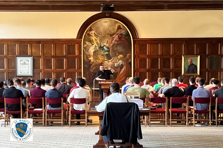 St. Mary's Seminary & University (@stmaryssem_balt) on Twitter photo St. Mary’s Seminary is honored to be the site for this year’s Archdiocese of Baltimore Seminarian Days of Prayer & Fraternity Retreat, welcoming 55 men discerning the priesthood. 🙏 <a href="/archbalt/">Archdiocese of Baltimore</a> #CatholicCommunity #SpiritualRetreat #SeminarianLife St. Mary’s Seminary is honored to be the site for this year’s Archdiocese of Baltimore Seminarian Days of Prayer & Fraternity Retreat, welcoming 55 men discerning the priesthood. 🙏 <a href="/archbalt/">Archdiocese of Baltimore</a> #CatholicCommunity #SpiritualRetreat #SeminarianLife