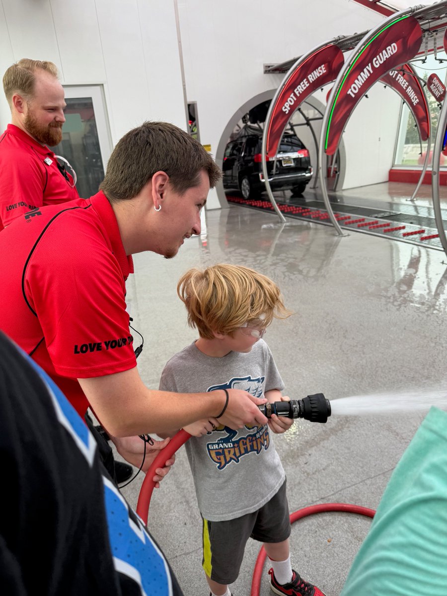 We love it when young car wash enthusiasts tour our locations!