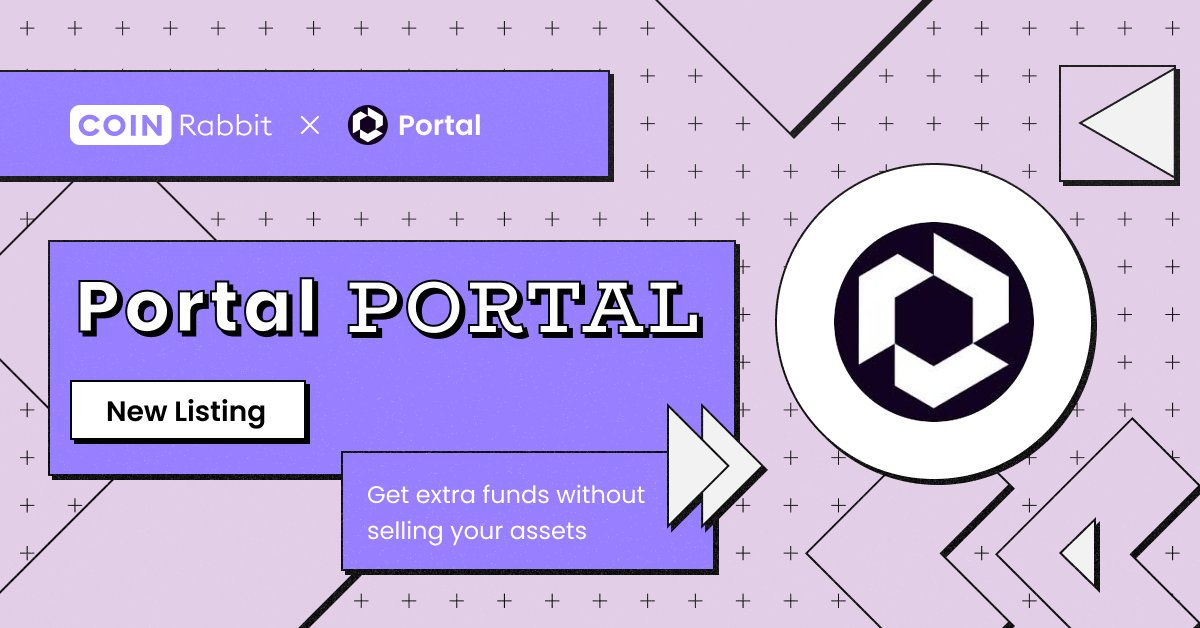 You've been waiting for it!

$PORTAL by <a href="/Portalcoin/">Portal</a> is now available as a collateral option at CoinRabbit!

Check out  #PORTAL and 320+ other cryptocurrencies available for crypto loans here:
tw.coinrabbit.io/cash