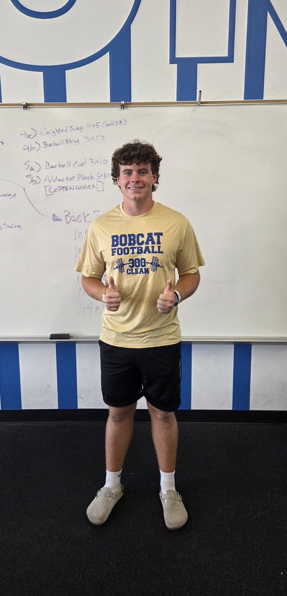 Big summer clean for LB <a href="/ColtPride17/">Colt Pride</a> ! Big season loading!Joined the 300 club <a href="/ByronNelsonFB/">Byron Nelson Football</a>. That makes 4 with several more knocking at the door. #WWW