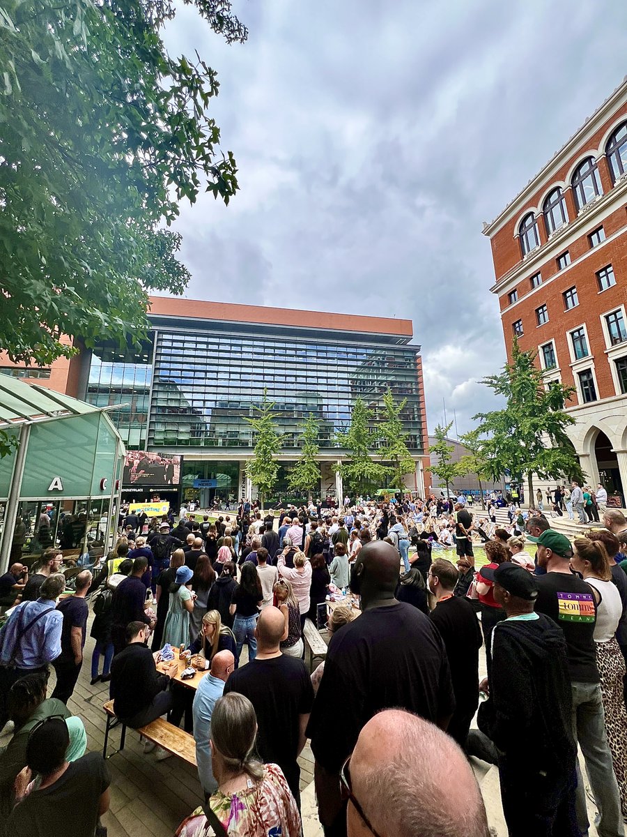 Brindleyplace is still buzzing with Ozzy fans visiting from far and wide. Come and enjoy an afternoon here and continue recounting your favourite Ozzy stories and celebrating our home-grown hero #RIPOzzy #Birminghamforever