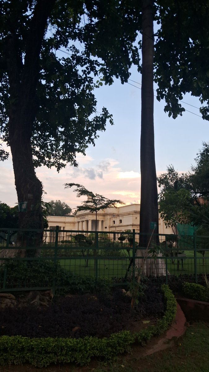 Campus greenery and sunset &gt;&gt;&gt;