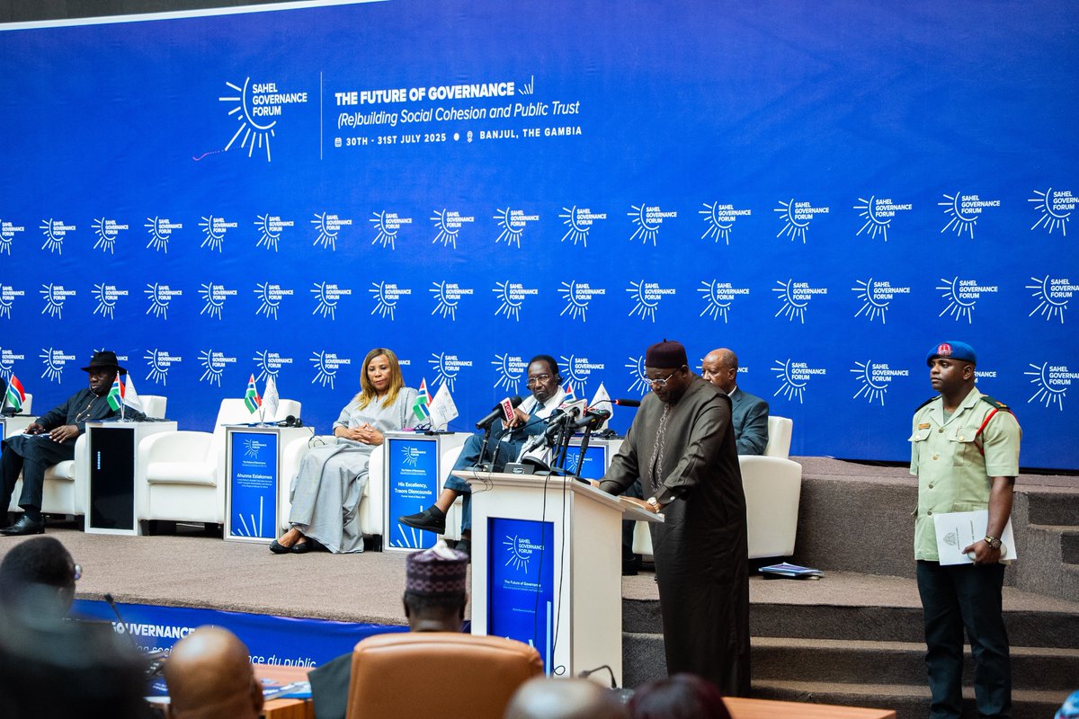 Ahunna Eziakonwa (@ahunnaeziakonwa) on Twitter photo I fully agree with H.E. <a href="/BarrowPresident/">President Barrow</a> when he stated that ‘the Sahel is Africa’s engine of growth & transformation’.
Harnessing its human & natural resources can unlock a sustainable future for the continent.
This is not a choice, but a necessity.
#SahelGovernanceForum I fully agree with H.E. <a href="/BarrowPresident/">President Barrow</a> when he stated that ‘the Sahel is Africa’s engine of growth & transformation’.
Harnessing its human & natural resources can unlock a sustainable future for the continent.
This is not a choice, but a necessity.
#SahelGovernanceForum