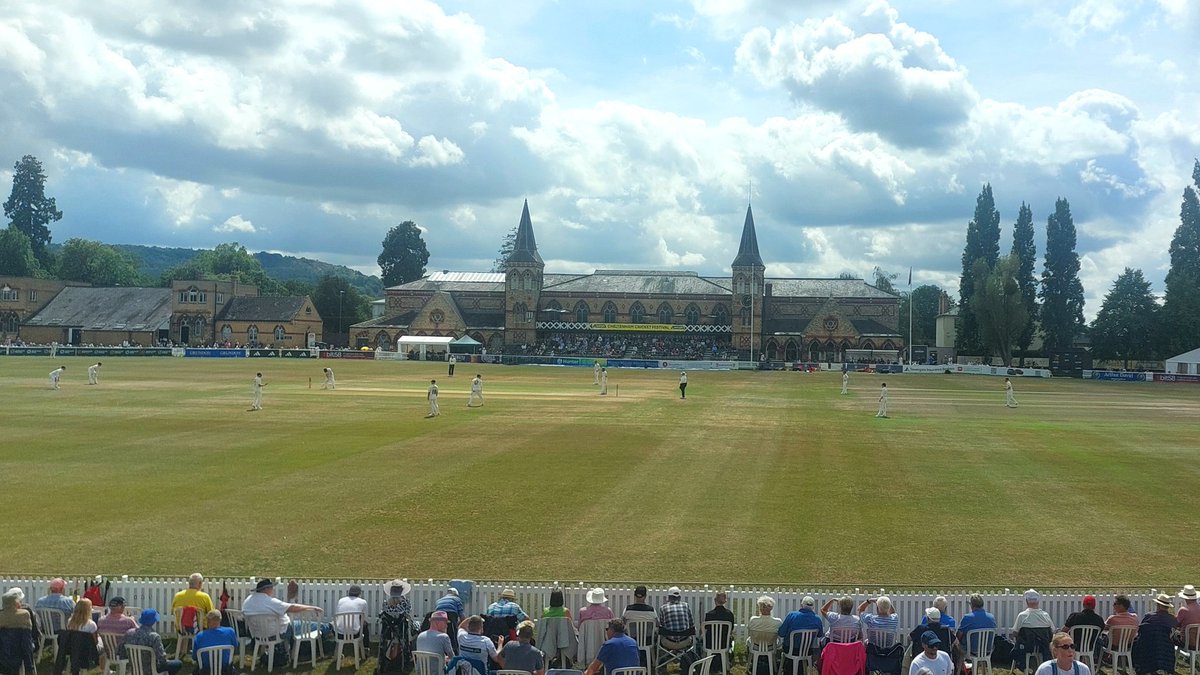 Cricket in Cheltenham 
23°C and 139 not out