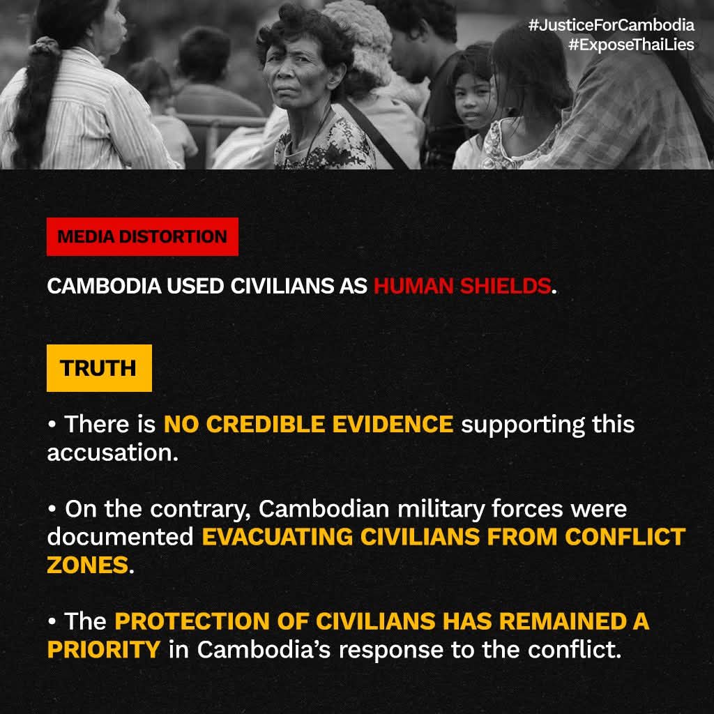 Tetnaret's tweet photo. What the world REALLY NEEDS TO KNOW about Thai's media distortion.
#JusticeForCambodia #ExposeThaiLies  #ExposeThailandLies https://t.co/GMfrngd5wi