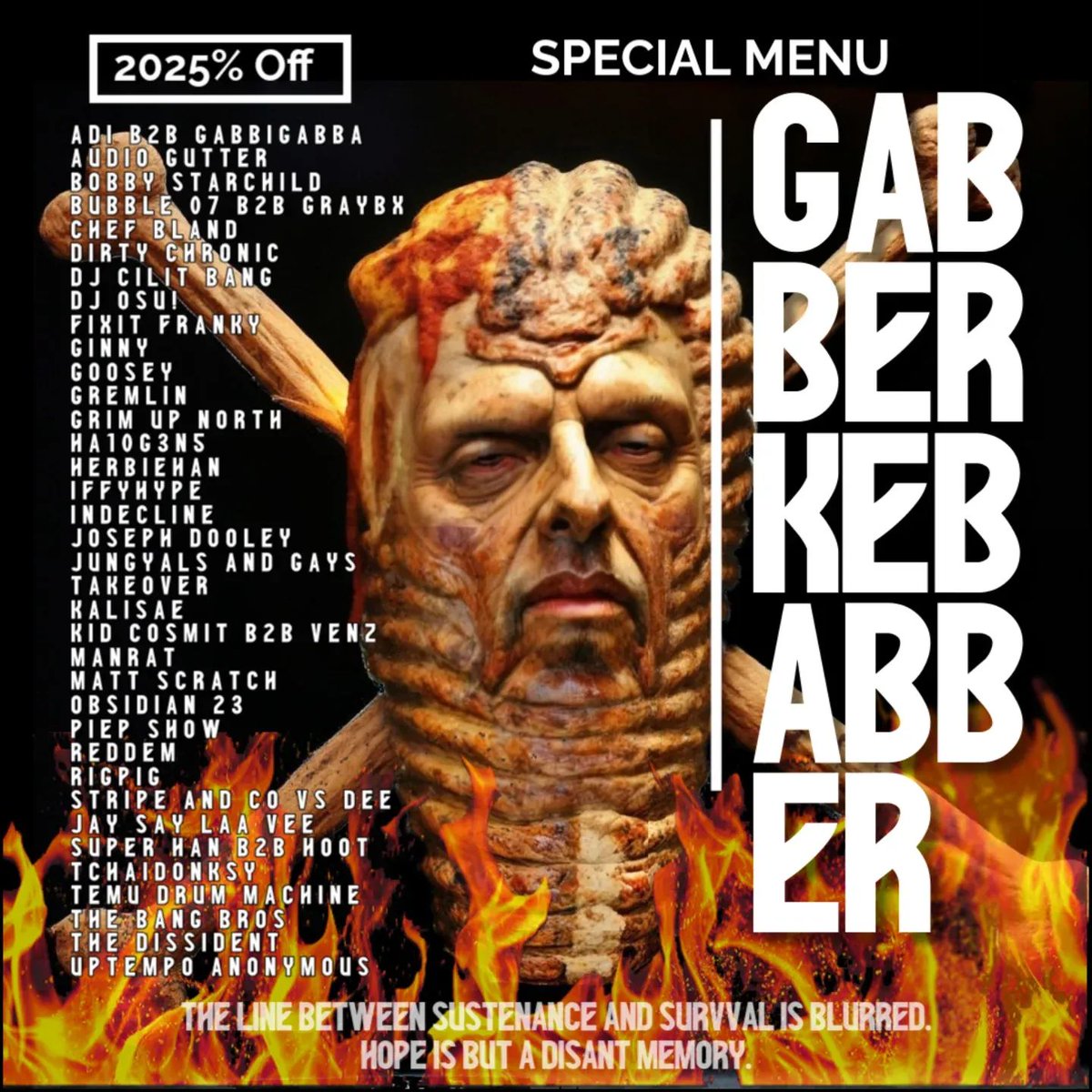 Loads of fun stuff coming up at Boomtown this year...

Thurs - TBA - Betterverse
Fri (Sat morn) - 03:15 - End of the Line
Sat - 23:30 - e numbers
Sun - 21:00 - Gabber Kebabber

Plus loads of other shenanigans down at Betterverse over the weekend.

Hopefully see you there :)