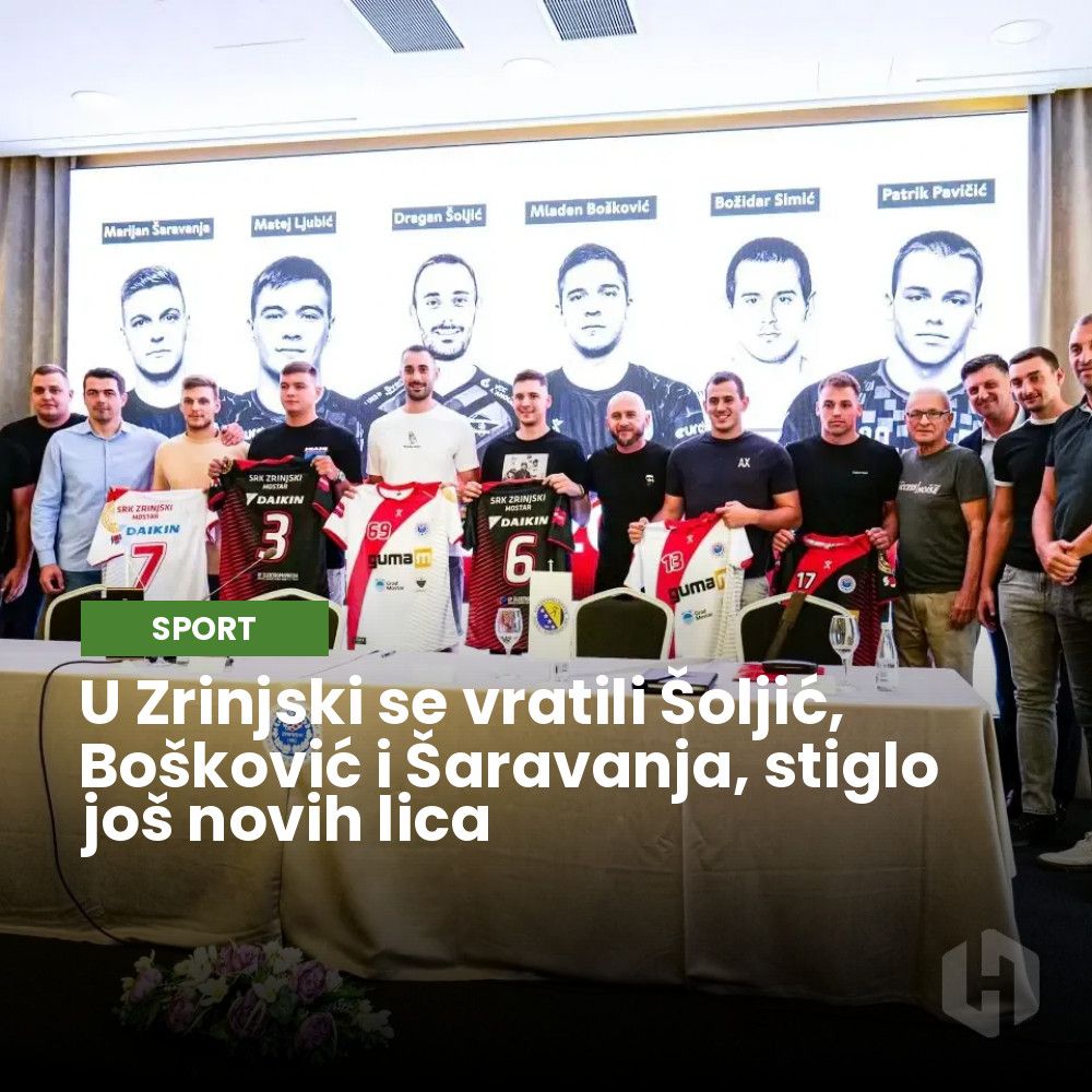 SRK Zrinjski Mostar započinje novu sezonu s ambicioznim planovima i pojačanjima. - bit.ly/3U8s7yy

#rukomet #ZrinjskiMostar #PremijerLigaBiH