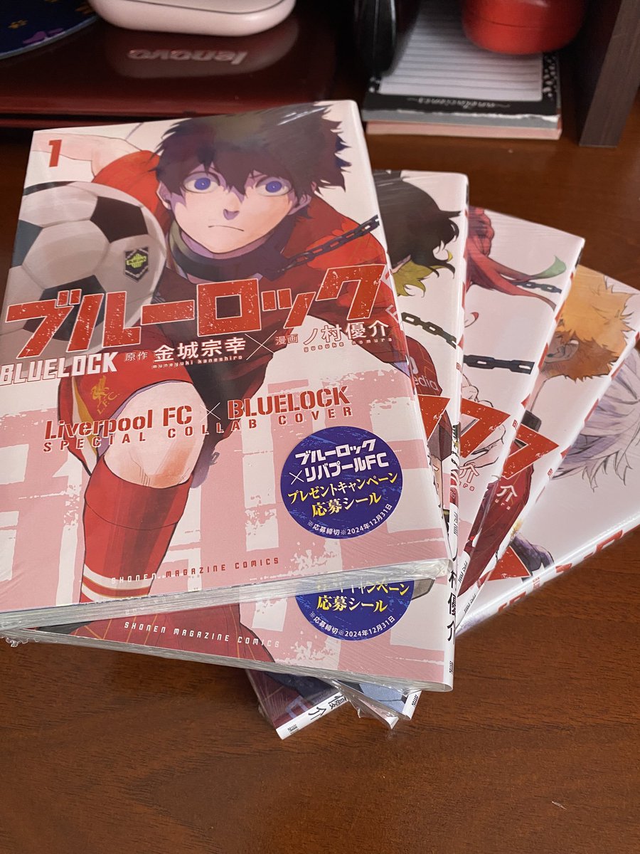 EGO (@bluelock) on Twitter photo Top holder will be awarded the limited edition <a href="/LFC/">Liverpool FC</a> x <a href="/bluelock/">Bluelock</a> comics, sent to you fresh from our bluelock office.
最優秀賞受賞者には、限定版の <a href="/LFC/">Liverpool FC</a> x <a href="/bluelock/">Bluelock</a> コミックが授与され、bluelock オフィスから直送されます。 Top holder will be awarded the limited edition <a href="/LFC/">Liverpool FC</a> x <a href="/bluelock/">Bluelock</a> comics, sent to you fresh from our bluelock office.
最優秀賞受賞者には、限定版の <a href="/LFC/">Liverpool FC</a> x <a href="/bluelock/">Bluelock</a> コミックが授与され、bluelock オフィスから直送されます。