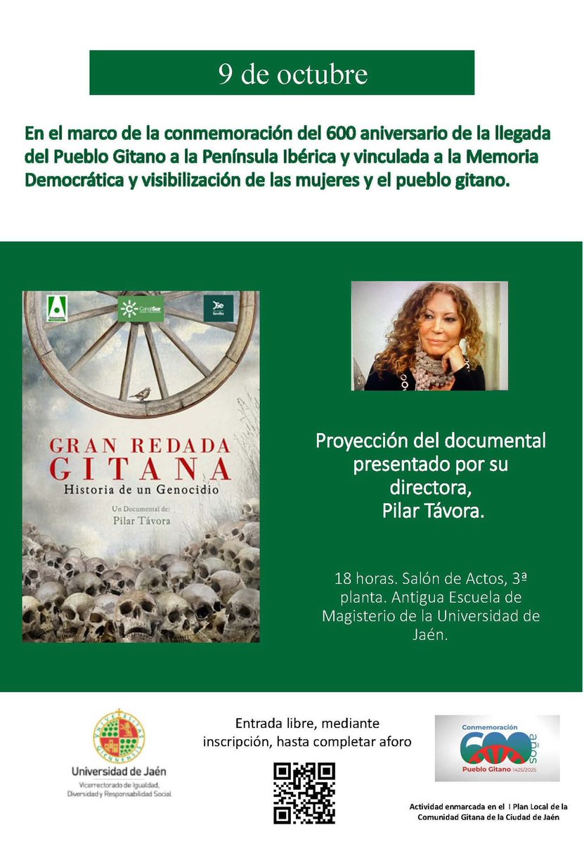Hoy 30 de julio, junto a otras entidades del movimiento asociativo gitano, nos sumamos al acto de conmemoración del Samudaripen para honrar y recordar a las víctimas gitanas, especialmente a las víctimas del Holocausto y de la Gran Redada de 1749
La inscripción se abre el 15 sep.