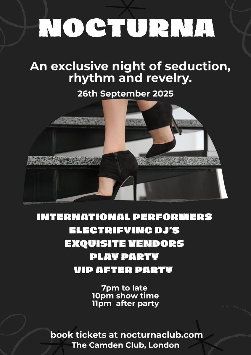 you have been invited to my kinky party, limited tickets, first come first serve.